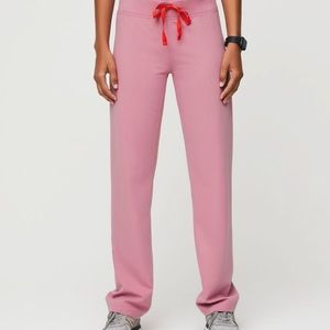 figs Livingston pant in pop pink - petite